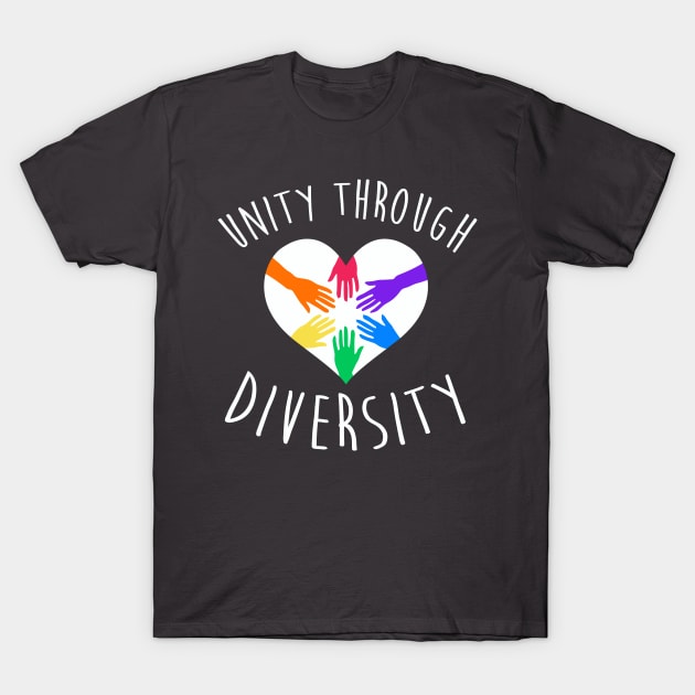 Unity Through Diversity Differences Celebrate T-Shirt by tanambos